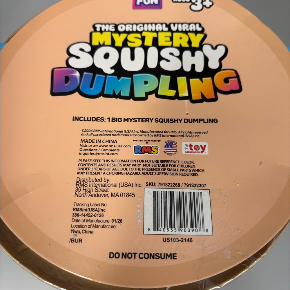 BIG Crazy Fun Mystery Squishy Dumpling - Rare Glitter Edition, BIG DUMPLING - Picture 6 of 10
